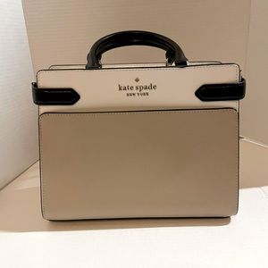 Kate Spade medium satchel, drop handle 8 1/2H x 10 1/2W x 5 1/2D